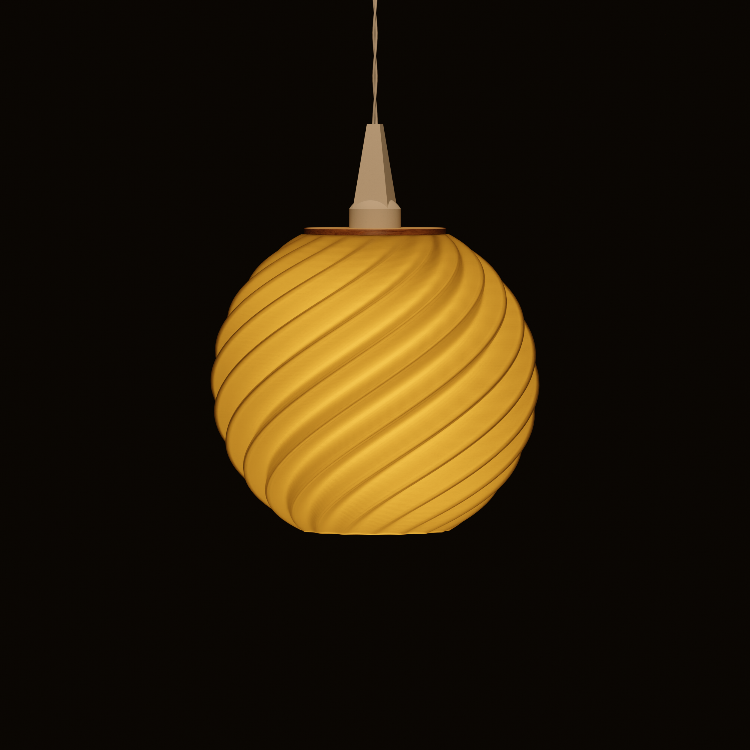 Orb • Crema – Seitenansicht, beleuchtet