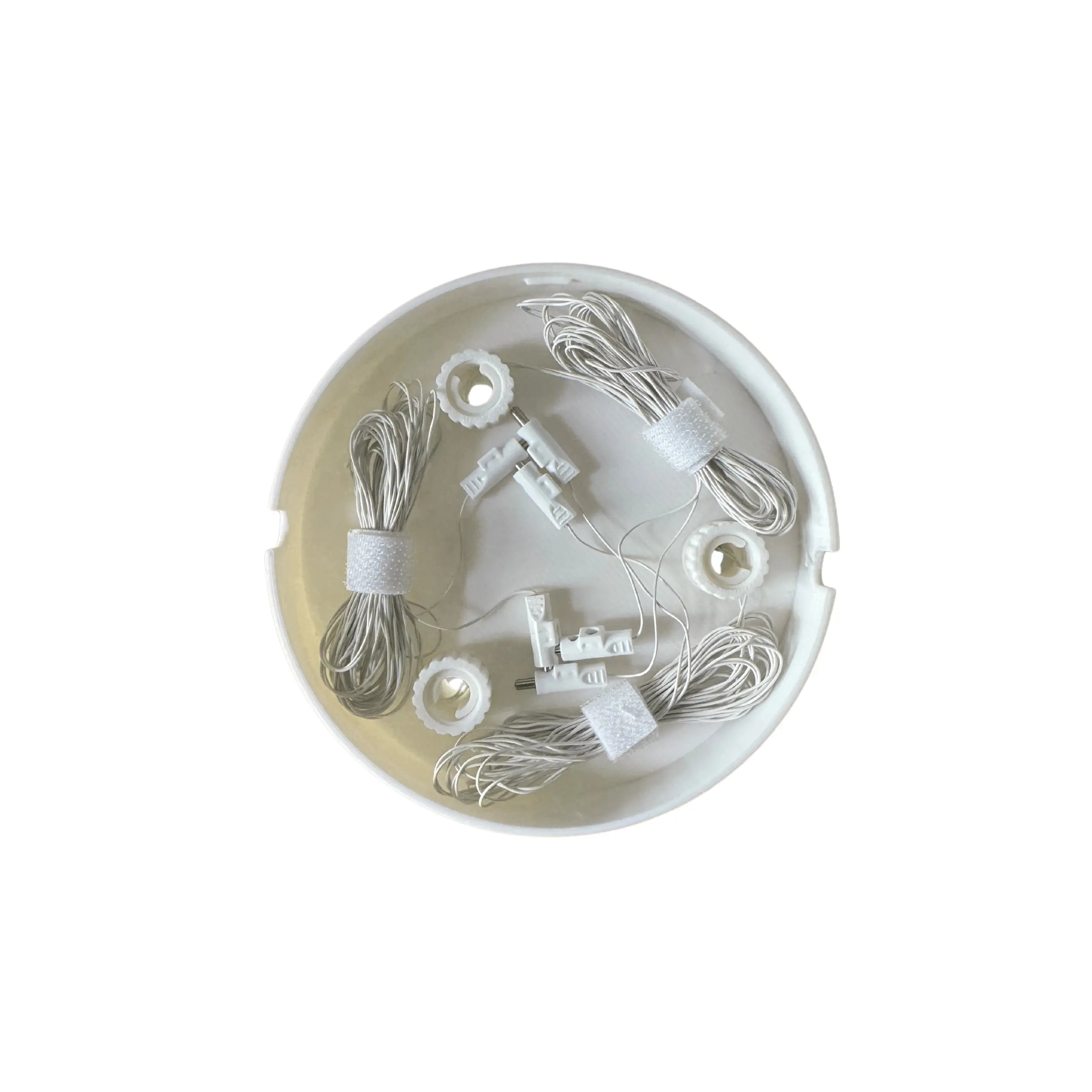 Runder 5-fach-Baldachin kompatibel mit Sternsystem A1/A1E (165 mm, Höhe 30 mm) Lunalume