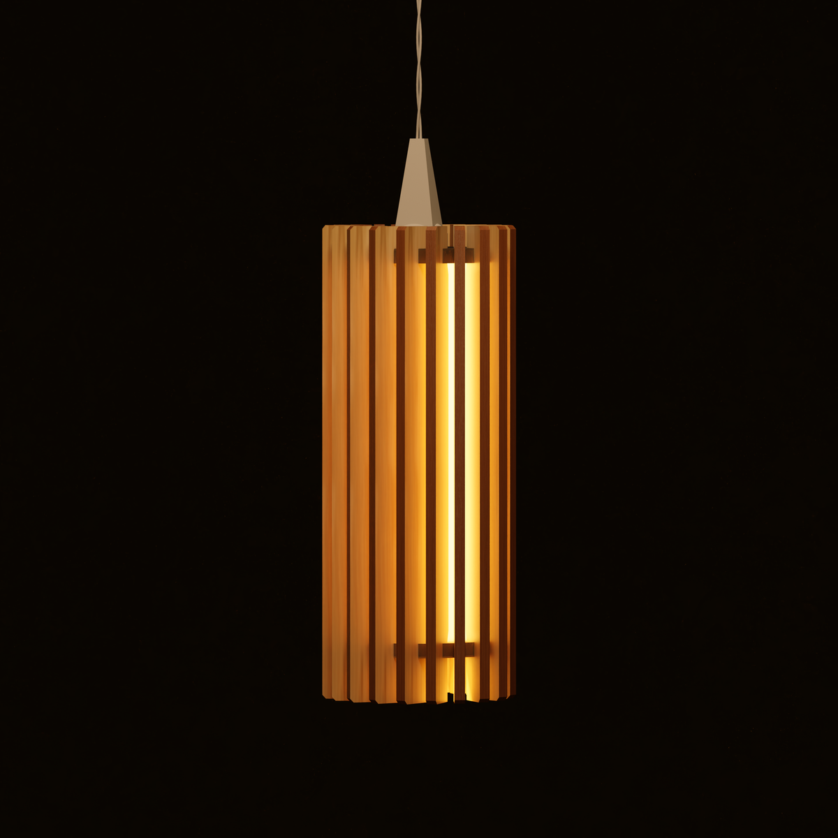 Werk (L) – Seitenansicht, beleuchtet